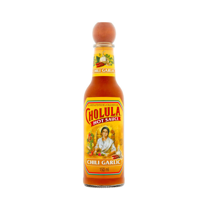 CHOLULA CHILLI & GARLIC HOT SAUCE 150ML