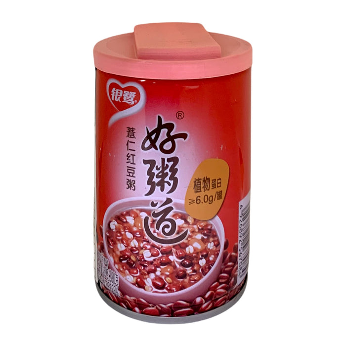 YINLU BARLEY & RED BEAN CONGEE SOUP 280G 银鹭好粥道薏仁红豆粥