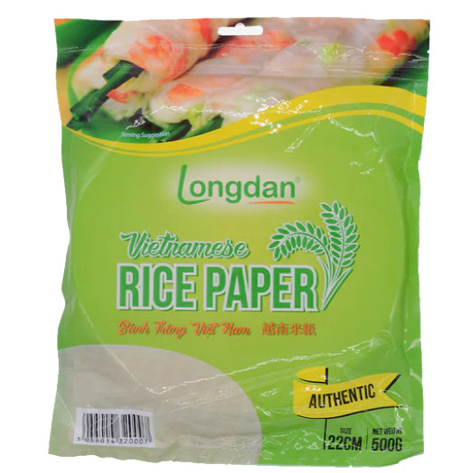 LONGDAN AUTHENTIC RICE PAPER 22CM - 500G
