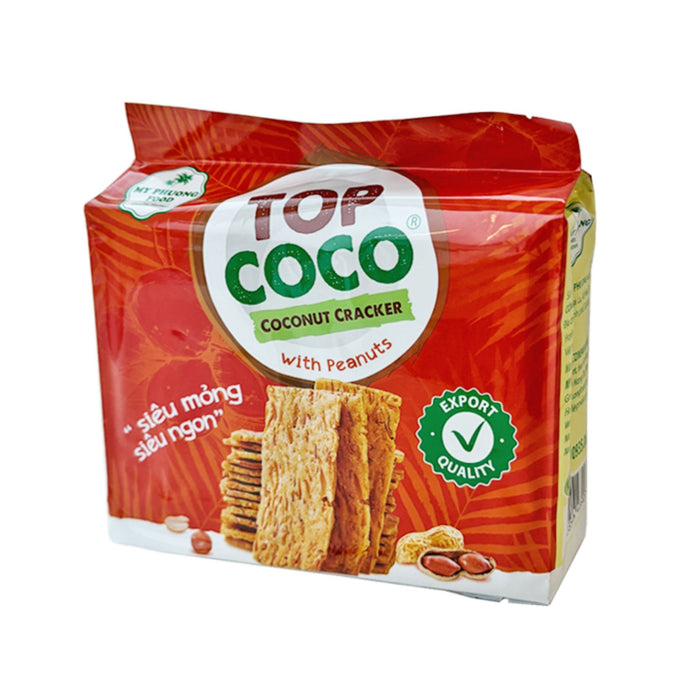 TOP COCO COCONUT CRACKER WITH PEANUTS 150G