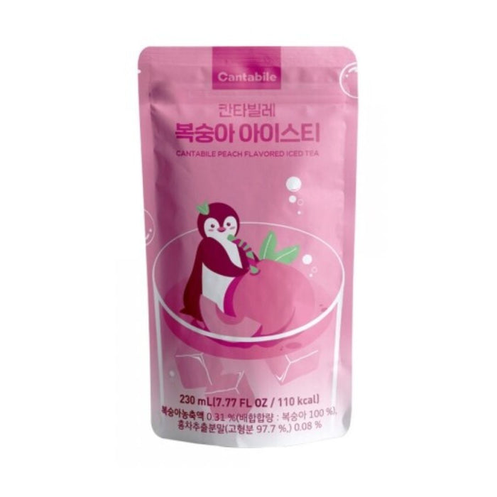 CANTABILE PEACH FLAVOURED ICED DRINK 230ML