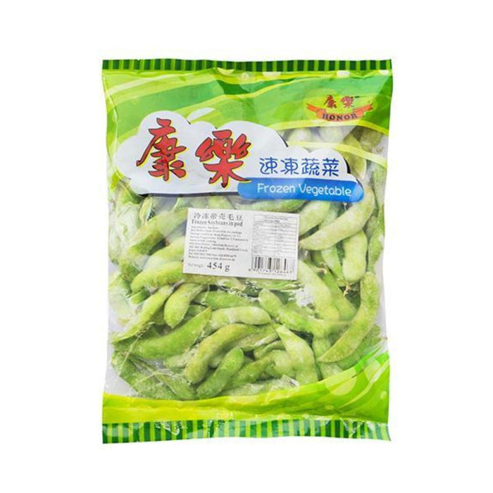 HONOR EDAMAME IN POD 454GM 康乐带壳毛豆