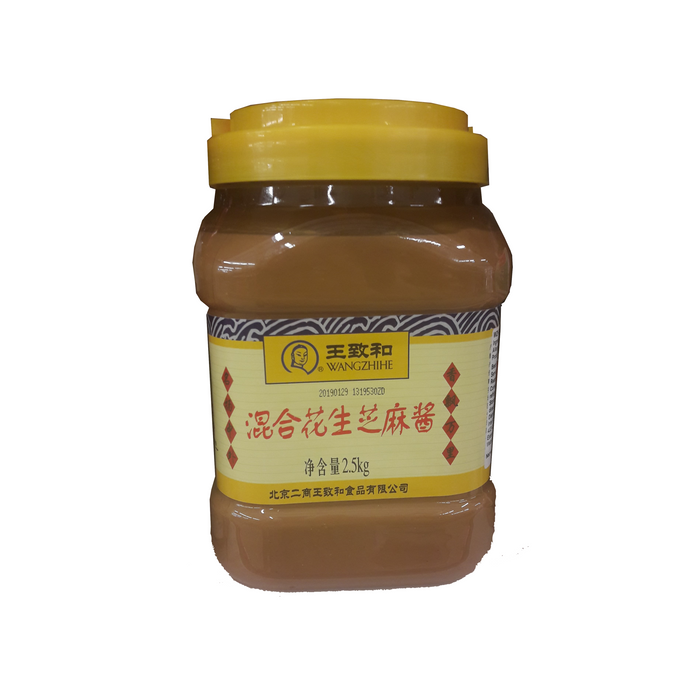 WANGZHIHE SESAME PASTE WITH PEANUT BUTTER 王致和混合芝麻醬 - 2.5kg