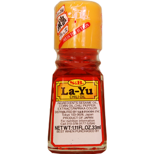 S&B LA YU CHILLI OIL 33ML