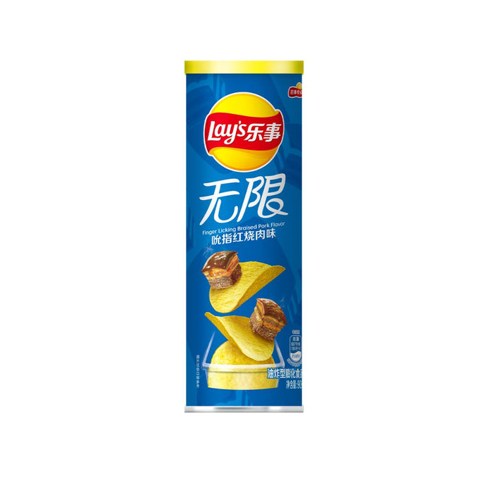 LAY'S BRAISED PORK POTATO CRISPS 90G
