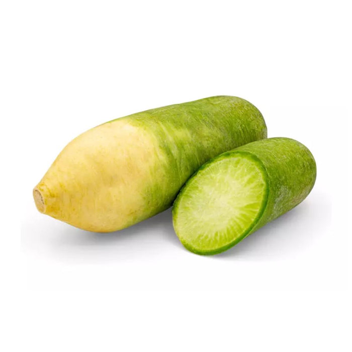 FRESH GREEN RADISH 1 PIECE, APPROX.450G-500G 新鮮青蘿蔔 (Dispatched Monday - Thursday)