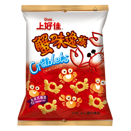 OISHI 上好蟹味逸族 40G 上好佳蟹味逸族