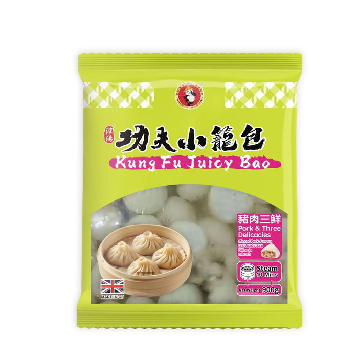 KUNG FU THREE DELICACIES PORK JUICY BAO 900G
