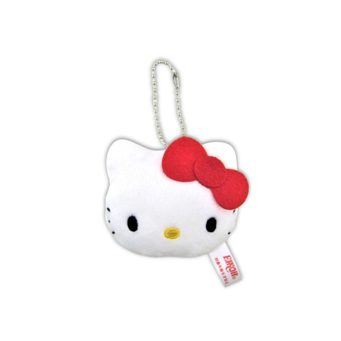 SANRIO HELLO KITTY FACE PLUSHIE KEYCHAIN