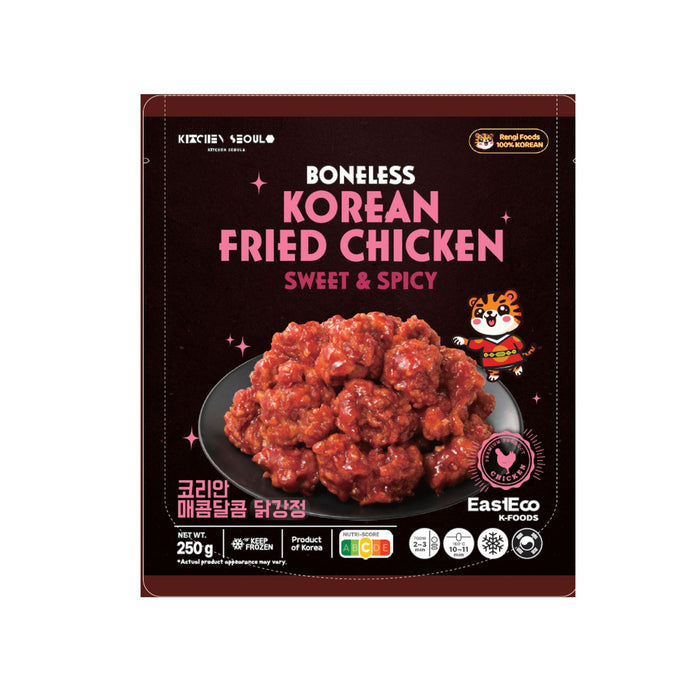RENGI FOODS BONELESS SWEET & SPICY KOREAN FRIED CHICKEN 250G