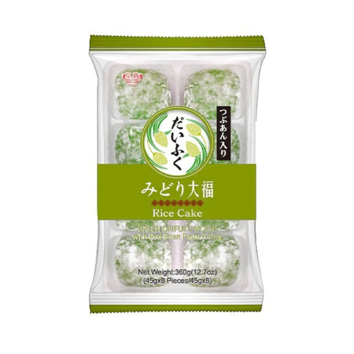 ROYAL FAMILY GREEN DAIFUKU MOCHI WITH RED BEAN PASTE FILLING 360G 皇族綠大福
