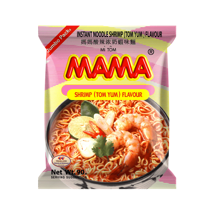 虾妈妈冬炎原味面大包 90G