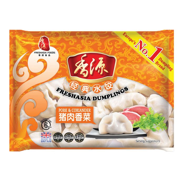 FRESH ASIA PORK & CORIANDER DUMPLINGS 400G