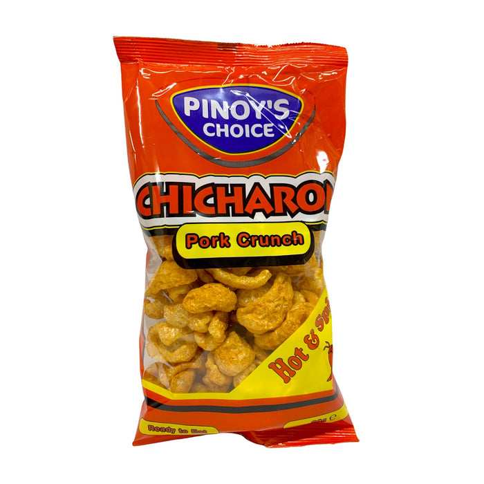 PINOY'S CHOICE CHICHARON HOT & SPICY (PORK CRUNCH) - 80G