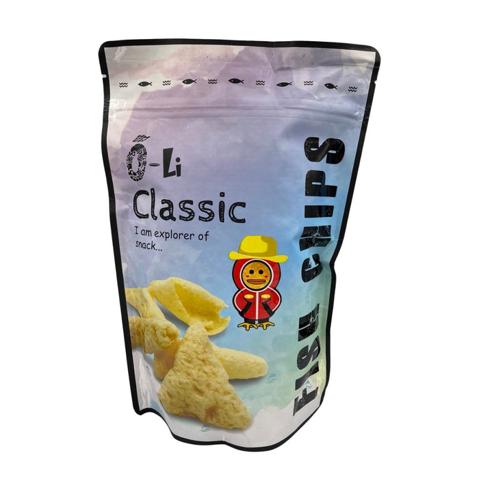 O-LI HALAL EGG FISH CHIP (ORIGINAL) 80G 香脆魚酥 (BBD 04/2025)