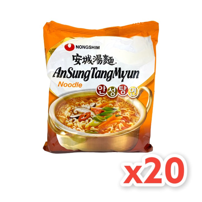NONGSHIM ANSUNGTANGMYUN 辣味拉面, 20 - 125G 盒
