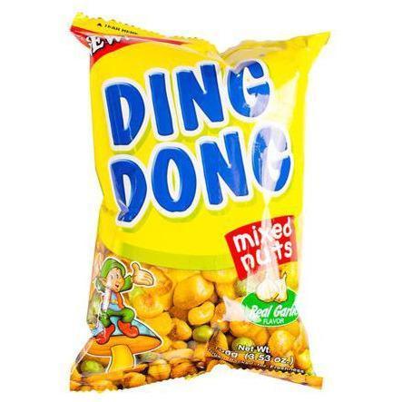 DING DONG GARLIC MIXED NUTS 100G