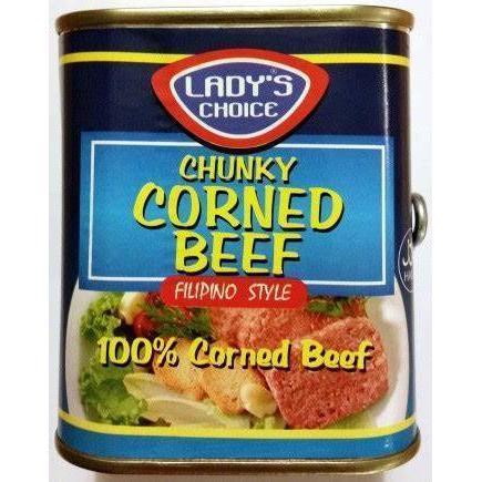 LADY''S CHOICE FILIPINO STYLE CHUNKY CORNED BEEF 340G