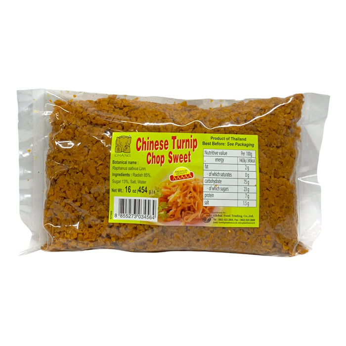 CHANG CHINESE TURNIP CHOPPED SWEET - 454G