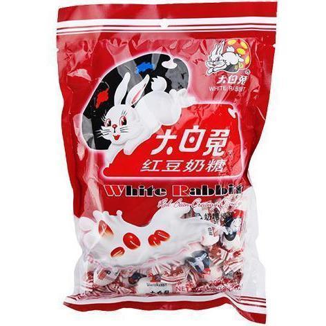 WHITE RABBIT RED BEAN CREAMY CANDY 200G 大白兔红豆奶糖