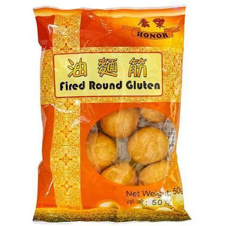 HONOR FRIED ROUND GLUTEN 康樂油麵筋