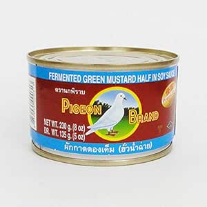 PIGEON PICKLED MUSTARD GREENS IN SOY SAUCE - 230G
