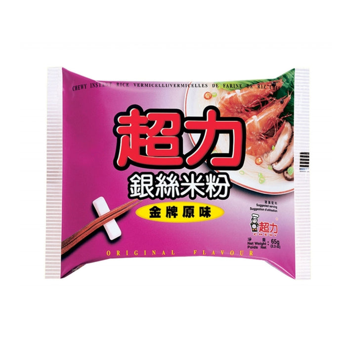 CHEWY INSTANT RICE VERMICELLI 65G 超力銀絲米粉金牌原味