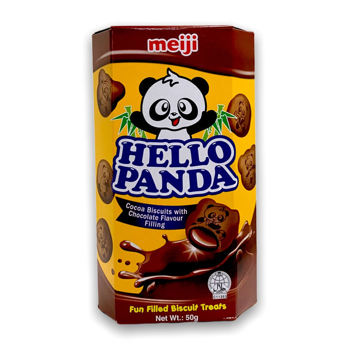 MEIJI HELLO PANDA DOUBLE CHOCOLATE BISCUIT 50G