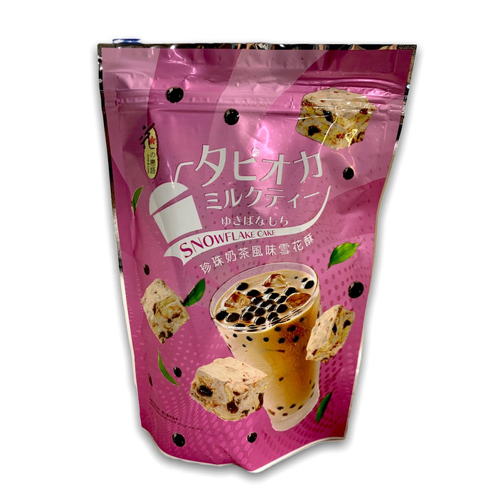 LOVE & LOVE SNOWFLAKE CAKE PEARL MILK TEA FLAVOUR - 96G 珍珠奶茶雪花酥