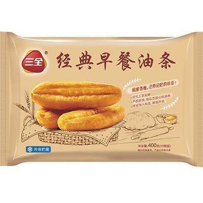 SANQUAN DEEP FRIED DOUGH STICKS 400G 三全經典原味油條