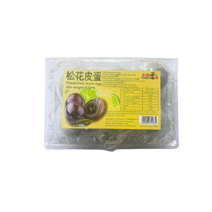GOOSUN PRESERVED CENTURY DUCK EGGS 62G X 6