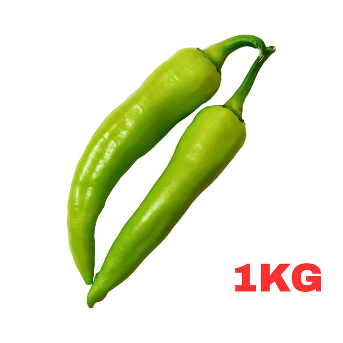 TURKISH LONG GREEN CHILLI 1KG