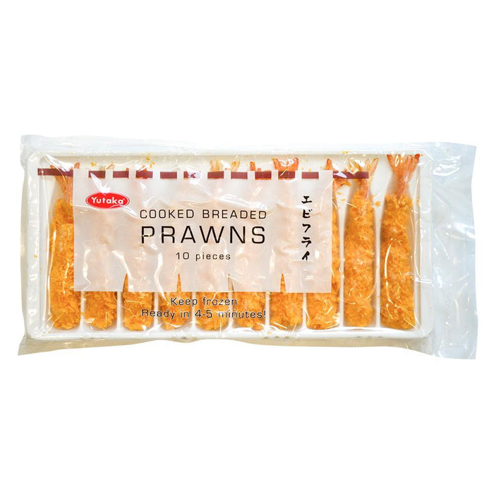 YUTAKA COOKED TEMPURA BREADED PRAWNS - 10 pieces