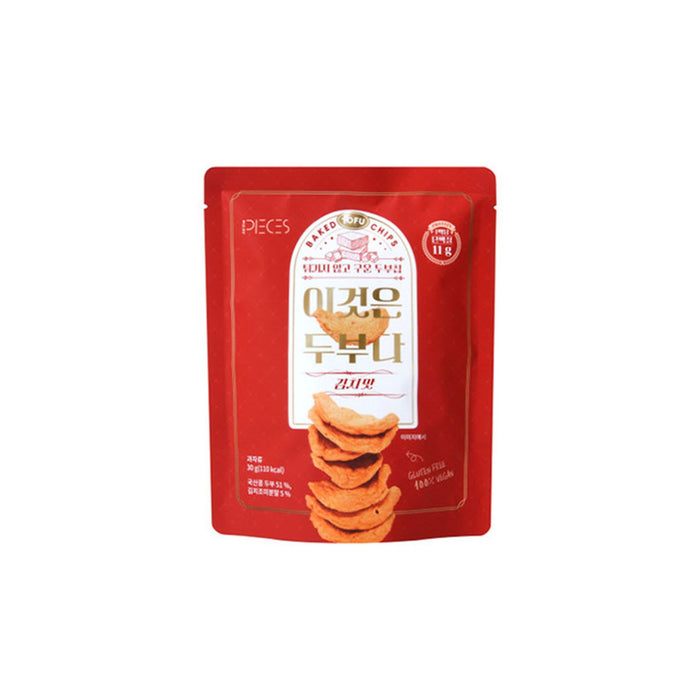 PIECES BAKED TOFU CRISPS KIMCHI FLAVOUR 30G