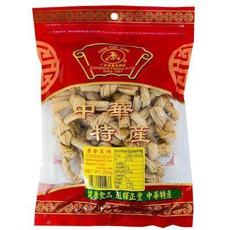 ZHENG FENG GOLDEN BEANCURD KNOT 200G 正豐黃金豆結