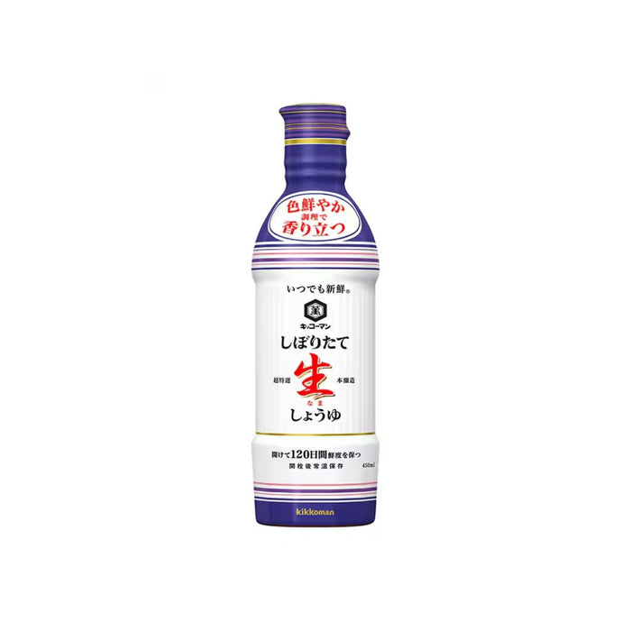 KIKKOMAN FRESH NAMA SOY SAUCE 450ML