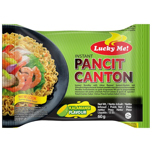 LUCKY ME KALAMANSI FLAVOUR PANCIT CANTON CHOW MEIN NOODLES 60G