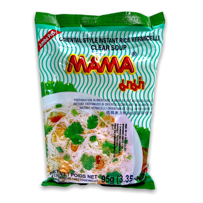 MAMA CLEAR SOUP RICE VERMICELLI JUMBO PACK - 95G 媽媽東方風味清湯即食米粉