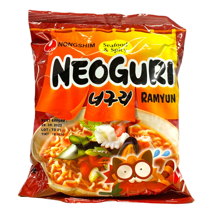 NONGSHIM NEOGURI SEAFOOD & SPICY HOT RAMYUN 120G