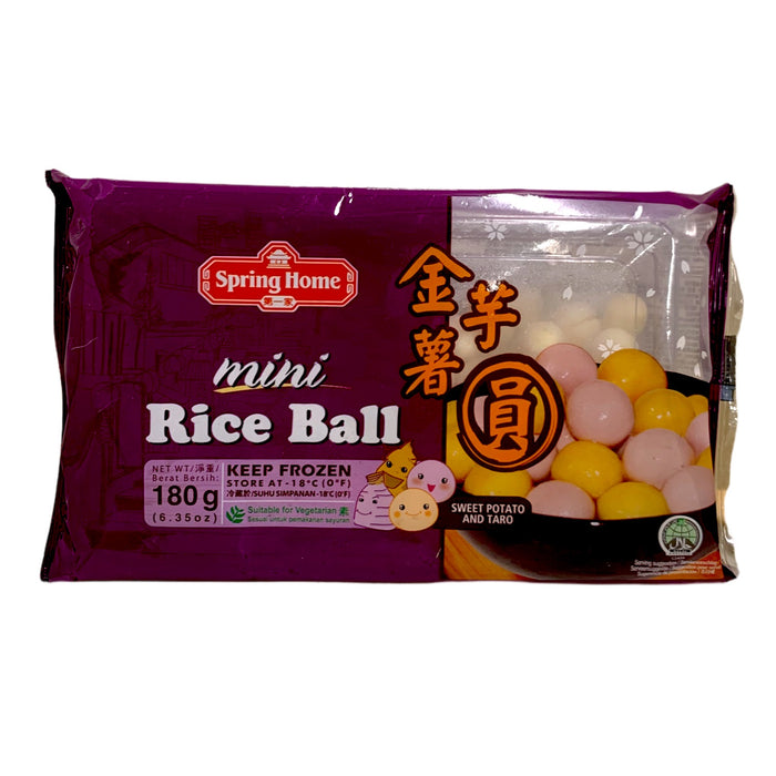 FROZEN SPRING HOME MINI RICE SWEET POTATO & TARO - 180G