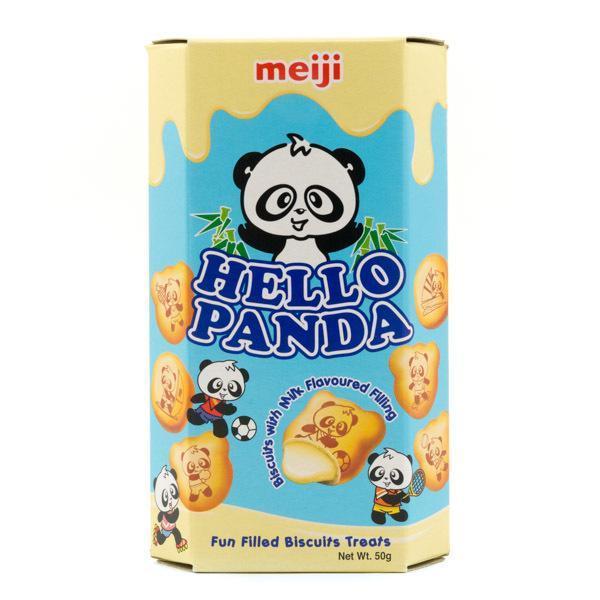 MEIJI HELLO PANDA MILK CREAM BISCUIT 50G