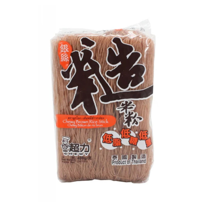 CHEWY BROWN RICE STICK 400G 超力銀絲糙米粉