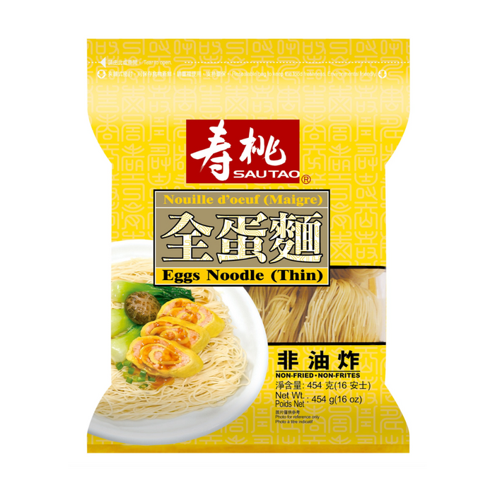 SAU TAO EGG THIN NOODLES 454G