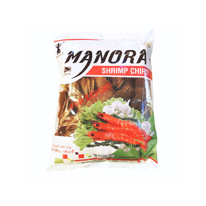MANORA UNCOOKED PRAWN CRACKERS SHRIMP CHIPS 500G