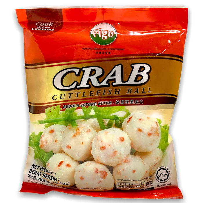 Figo CRAB BALL - 400G 飞哥螃蟹味墨鱼丸