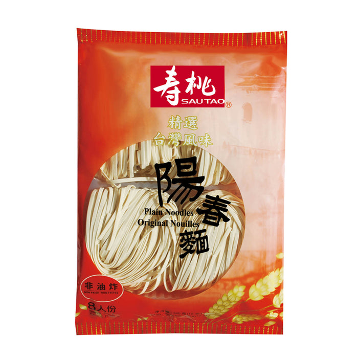 SAU TAO PLAIN NOODLE YEUNG CHUN BAG 壽桃牌 陽春面 - 340G