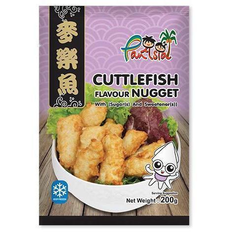 PAN ASIA CUTTLEFISH FLAVOUR NUGGETS 200G 麥樂魚