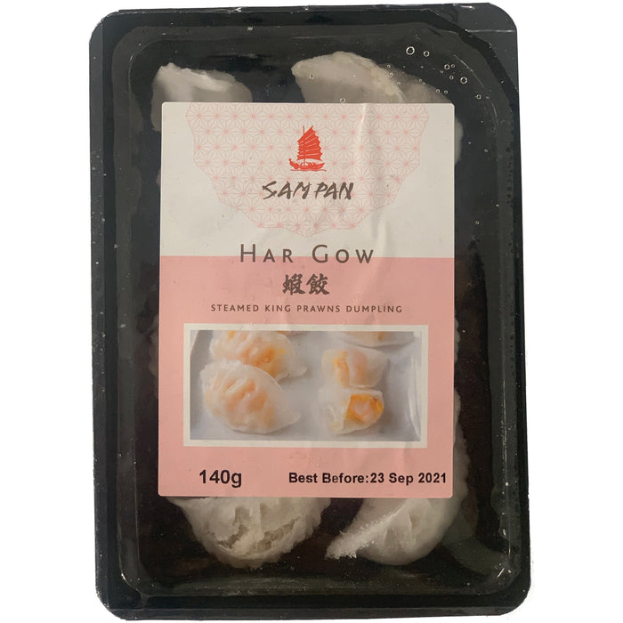 SAM PAN HAR GOW STEAMED KING PRAWN DUMPLING 8 PIECES
