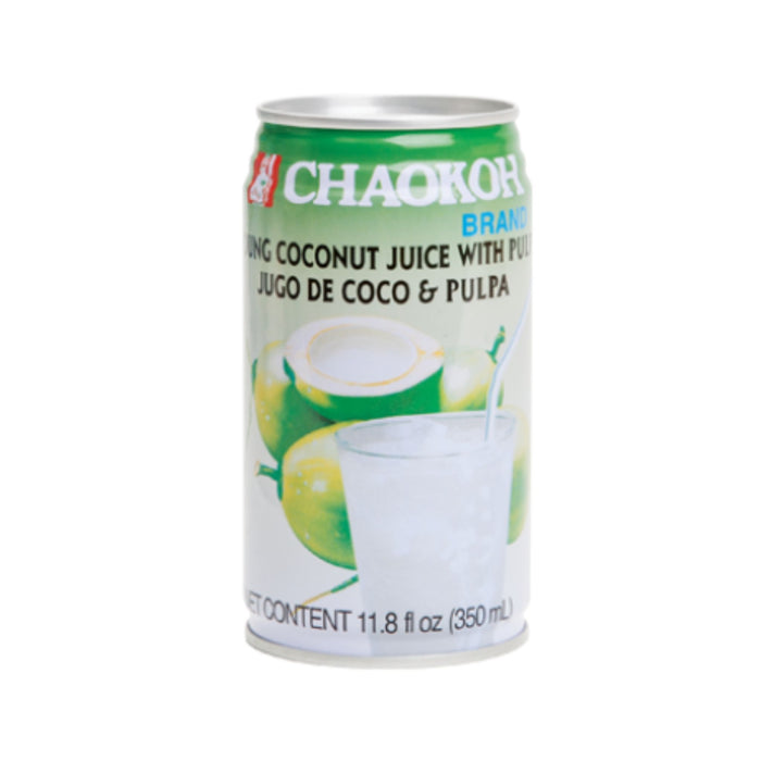 CHAOKOH YOUNG COCONUT JUICE WITH PULP 350ML