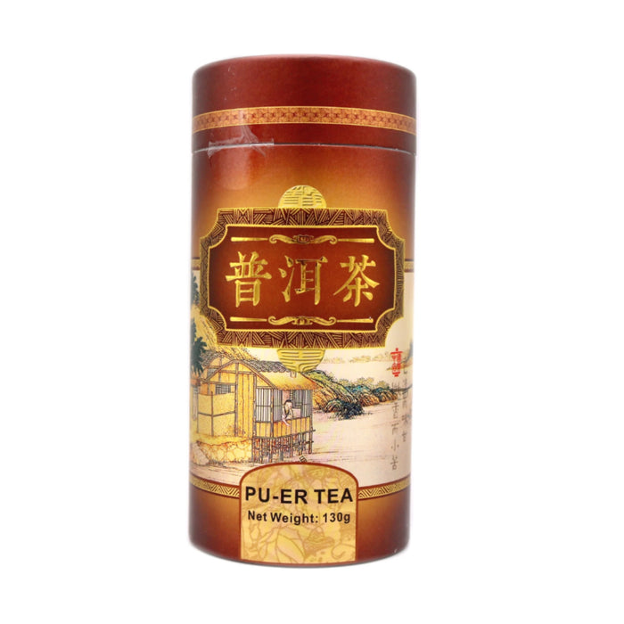 YUAN ZI GUAN PU-ER TEA 130G 圓紙罐普洱茶